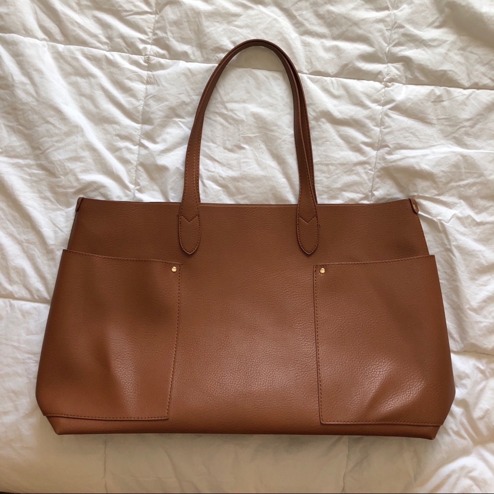 Brown tote